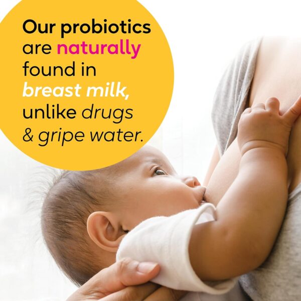 BioGaia Protectis Baby Probiotic Drops | Baby Essentials for Colic & Gas Relief | Safe for Newborns | Ease Crying, Fussing, Colic, Gas, Spit-ups & Constipation | No Dairy, Soy & Gluten | 5mL - Image 8