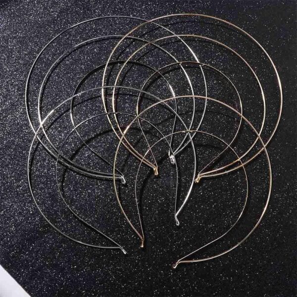 Silver 3layer Halo Crown Headband Goddess Headpiece Multi-layer Hair Crown DIY Metal Base Hair Hoops Accessories for Women Beauty and Personal Care - Image 4