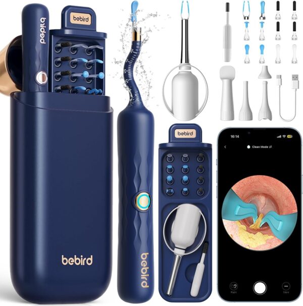 Bebird Earsight Plus D39R Ear Wax Removal Tool Camera, FSA HSA Eligible Items, Ear Cleaner with Flexible Ear Camera Otoscope, Visual Ear Pick Tweezers Wax Remover, Ear Cleaning Kit for Family - Image 2