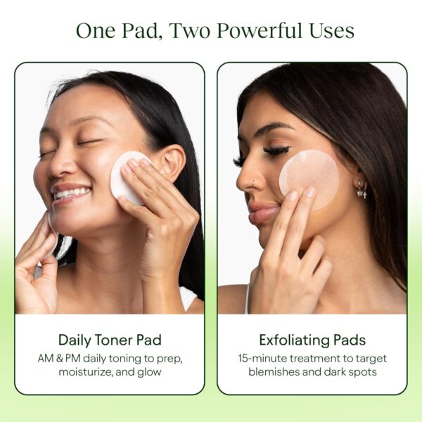 Toning Polish Pads - Korean Skincare for Dark Spots, Wrinkles & Dull Skin - Hydrating Facial Treatment with Snail Mucin, Niacinamide, Peptides & Centella - 100 Count - Image 6