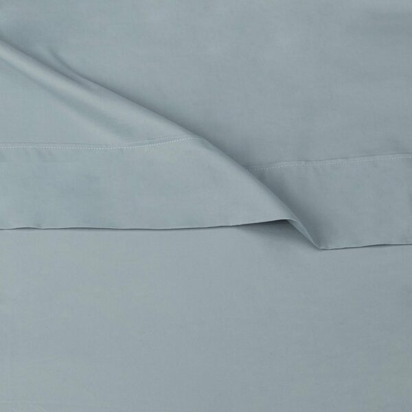 Amazon Basics Lightweight Super Soft, Wrinkle-Free Easy Care Microfiber 4 Piece Bed Sheet Set with 14-Inch Deep Pockets, Queen, Spa Blue, Solid - Image 5