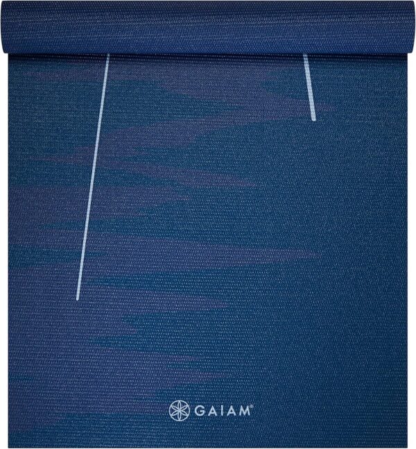 Gaiam Print Yoga Mat, Non Slip Exercise & Fitness Mat for All Types of Yoga, Pilates & Floor Exercises - Image 3