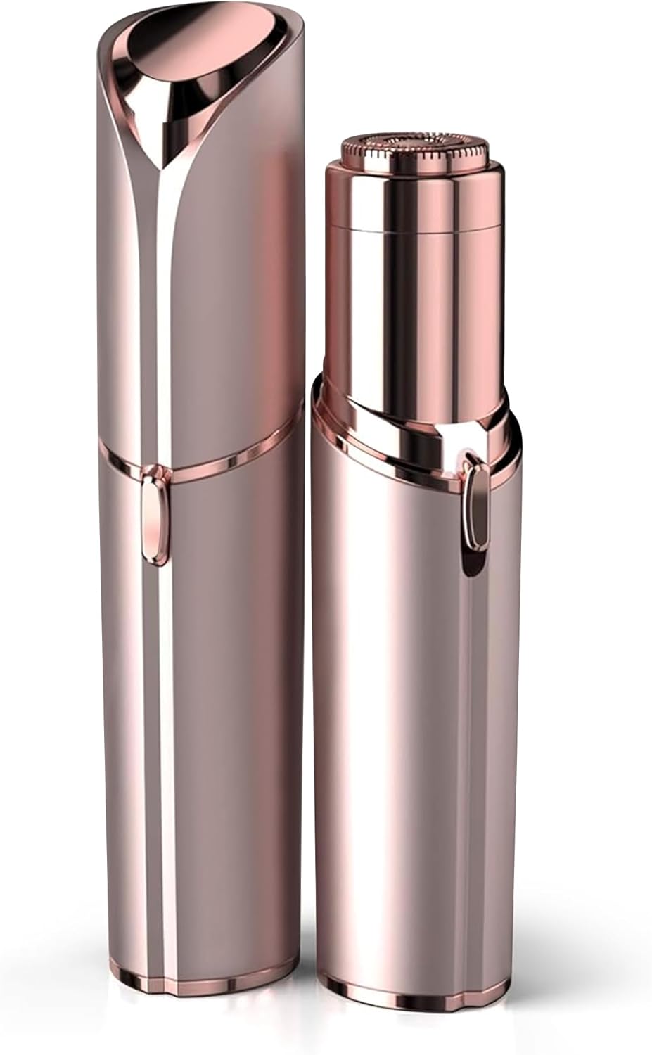 Facial Hair Remover for Women - as Seen on TV Painless Face Shaver - Electric Hair Removal Device for Face Lips Peach Fuzz with Light (Rose Gold) - Image 2