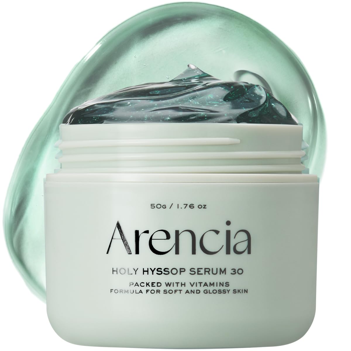 Arencia Glow Hyssop Overnight Face Mask Serum - hydrating & Anti-Aging Serum for younger looking Korean Glass Skin, 30% Vitamin A, C, E, 10% Niacinamide, Peptide - Image 2