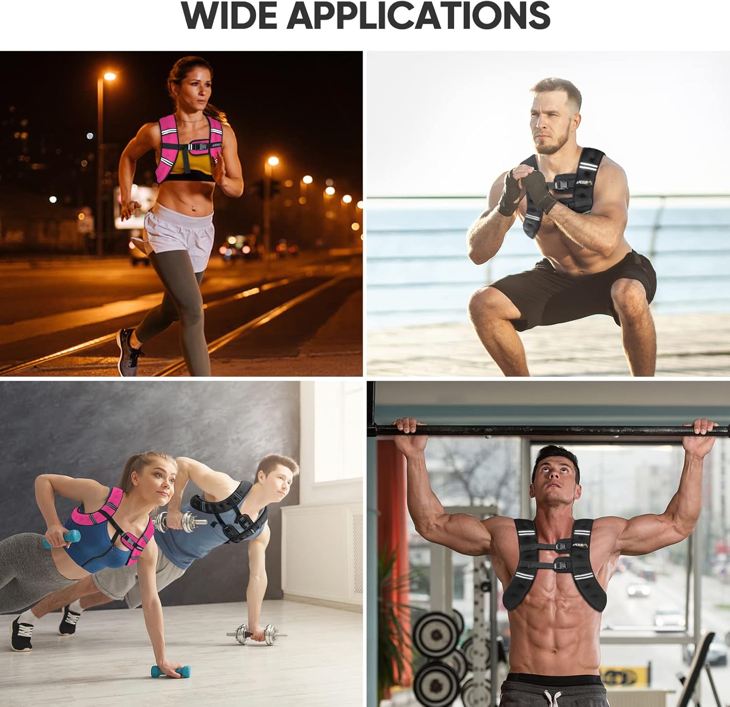 APEXUP Weighted Vest Men Women, Weight Vest for Women Workout Equipment for Strength Training Running - Image 9