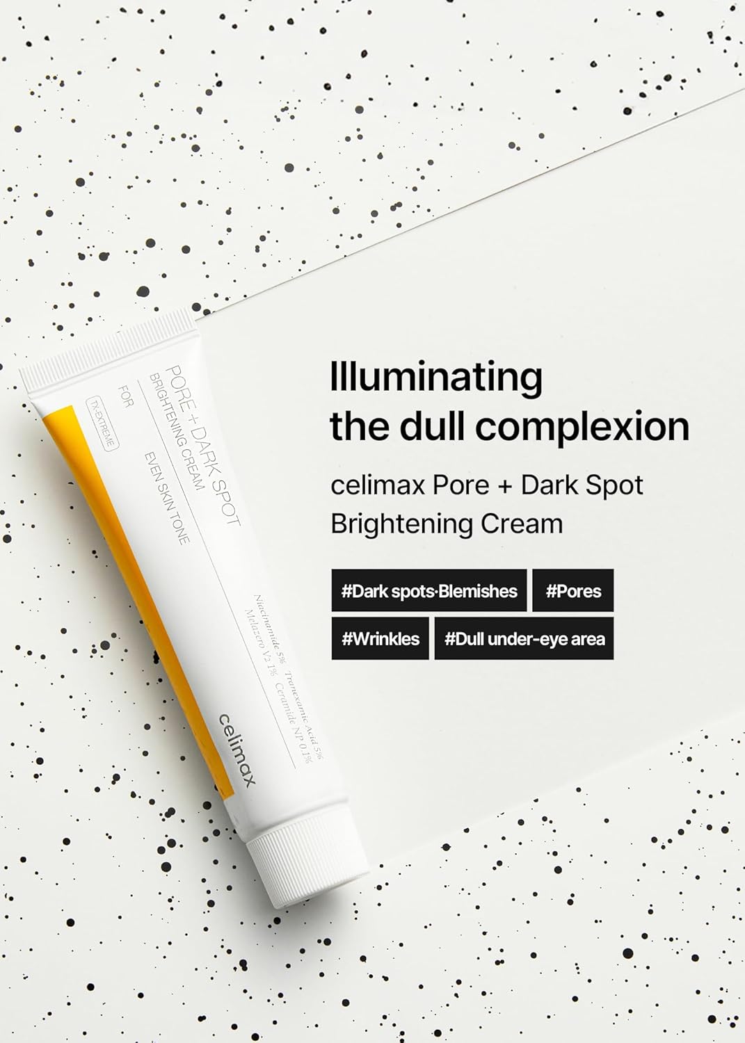 celimax Pore+Dark Spot Brightening Cream | with Niacinamide, Tranexamic Acid, TXA Cream, Pore Minimizer, Non-Irritating, Hydrating, For Sensitive Skin, 35ml - Image 3