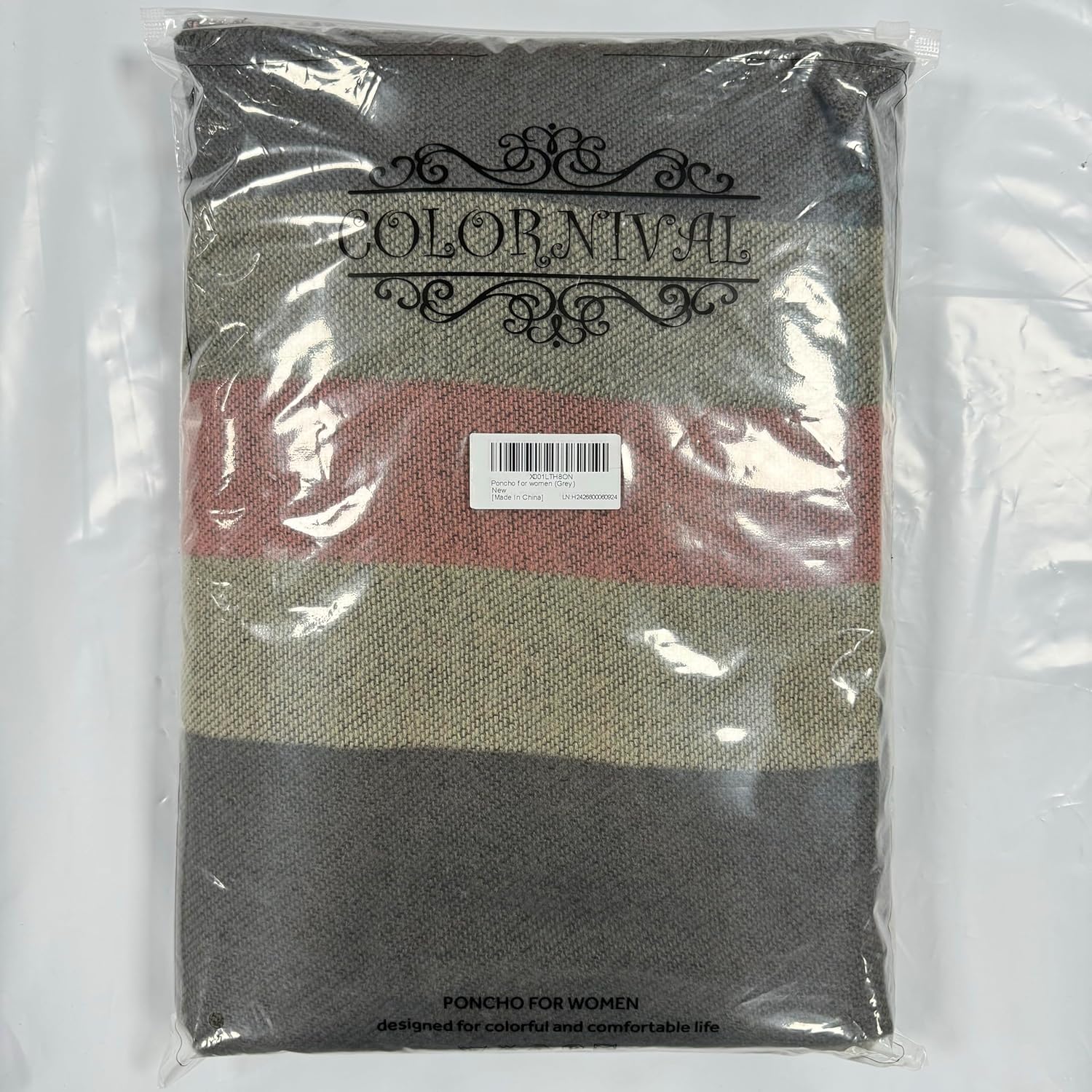 Shawl Wraps for Women, Elegant Knitted Cape Open Front Poncho Scarf Blanket Cardigan Coat for Spring, Autumn, and Winter - Image 10