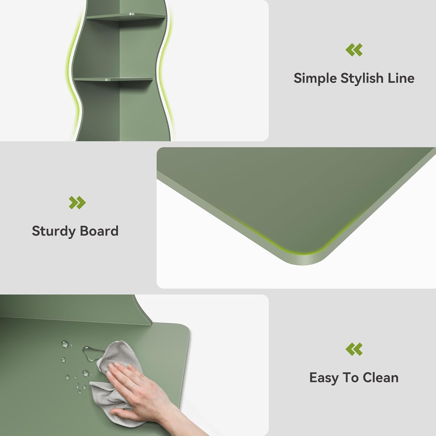 LITTLE TREE Small Corner Shelf, Modern 5-Tier Wall Corner Bookshelf, Stylish Bookcase Storage Rack for Small Space, Living Room, Bedroom - Image 9