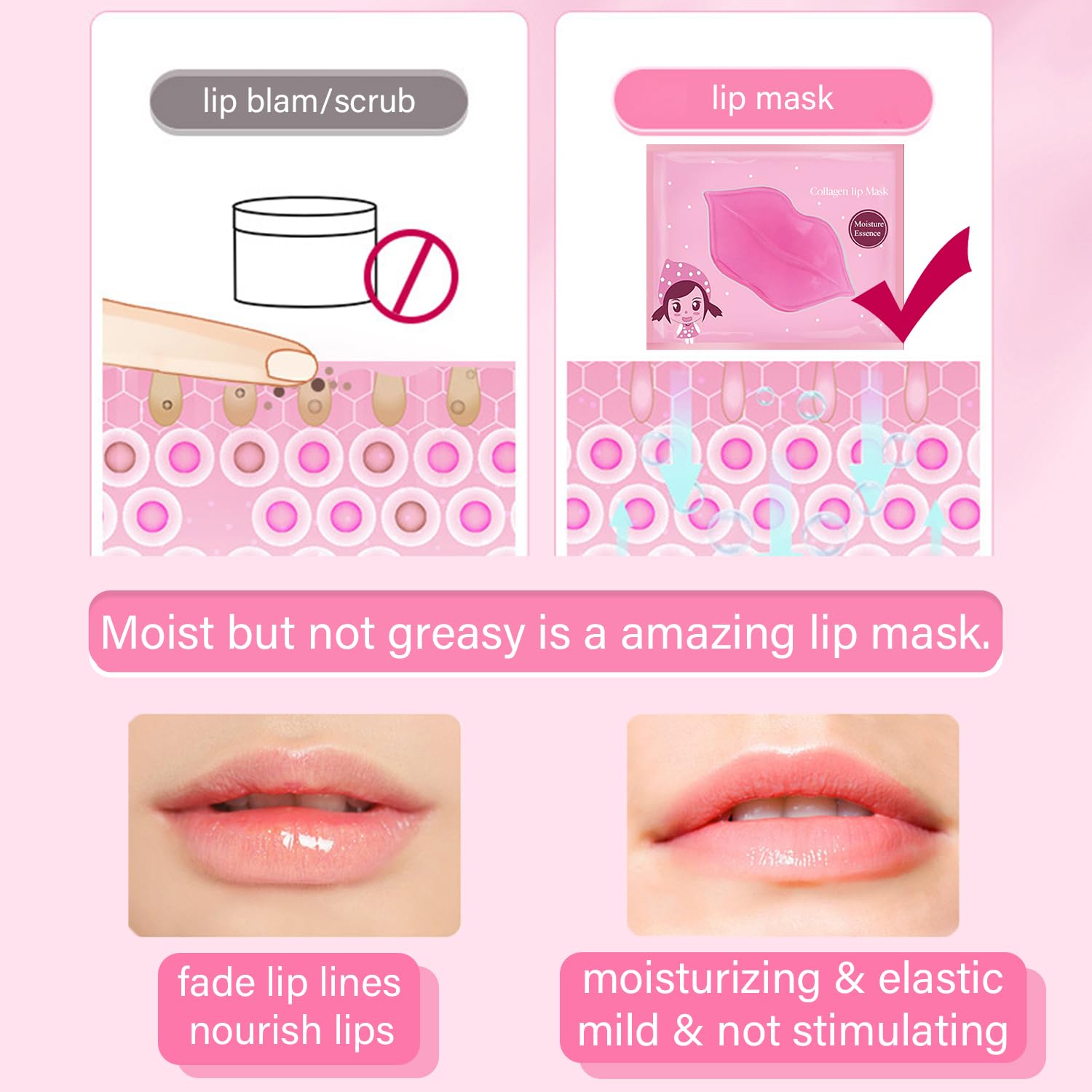 20 Pairs Lip Mask & Eye Mask, Under Eye Patches, Lip Mask Skincare, Bridesmaid Gifts, Bachelorette Party Favors, Bridesmaid Proposal Gifts, Hangover Kit, Bulk Gifts, Cheer Gifts, Bridal Shower Gifts - Image 9