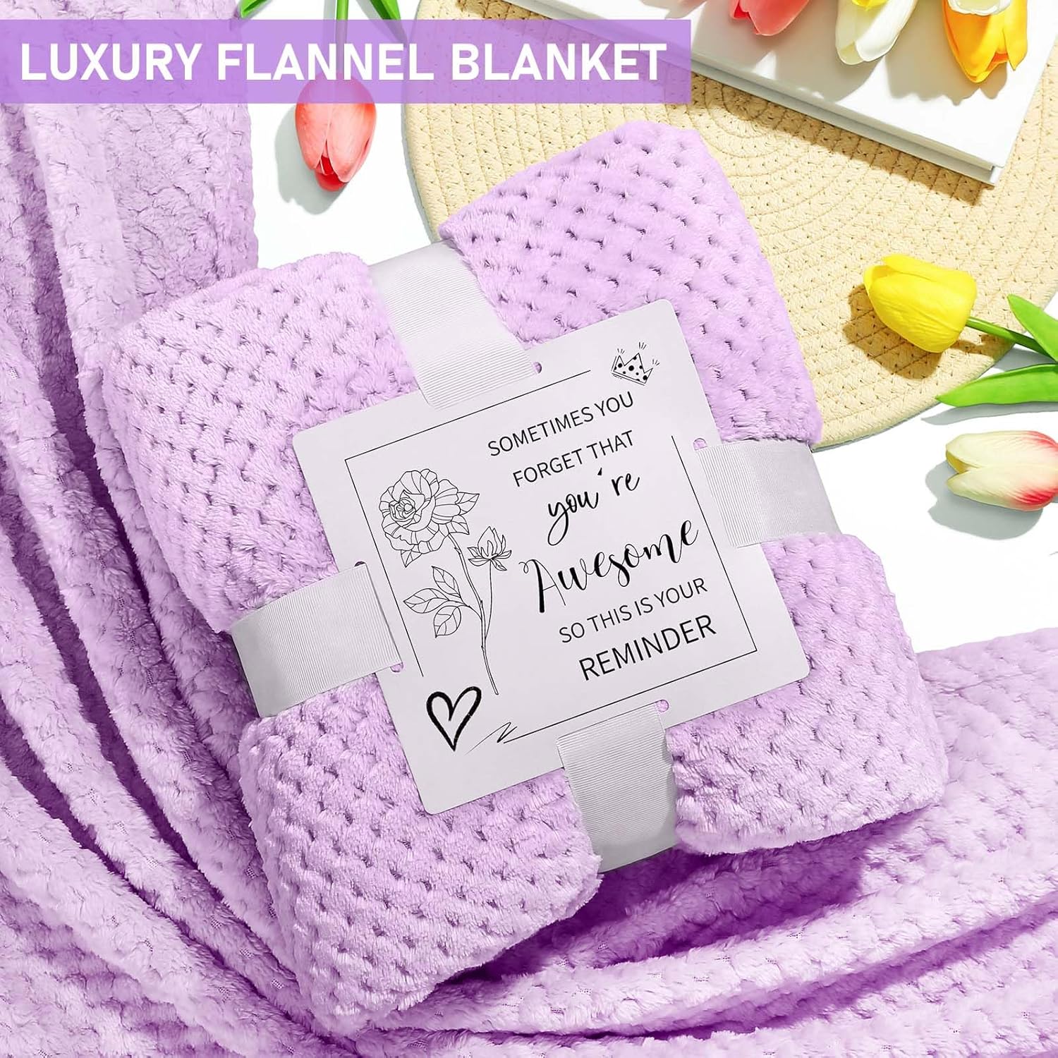 Valentines Day Gifts for Her Women Daughter Girlfriend Wife, Happy Birthday Gifts for Women Mom Her Friend Sister Wife Grandma, Self Care Gift Get Well Relaxing Spa Galentines Day Gift Basket Set - Image 5